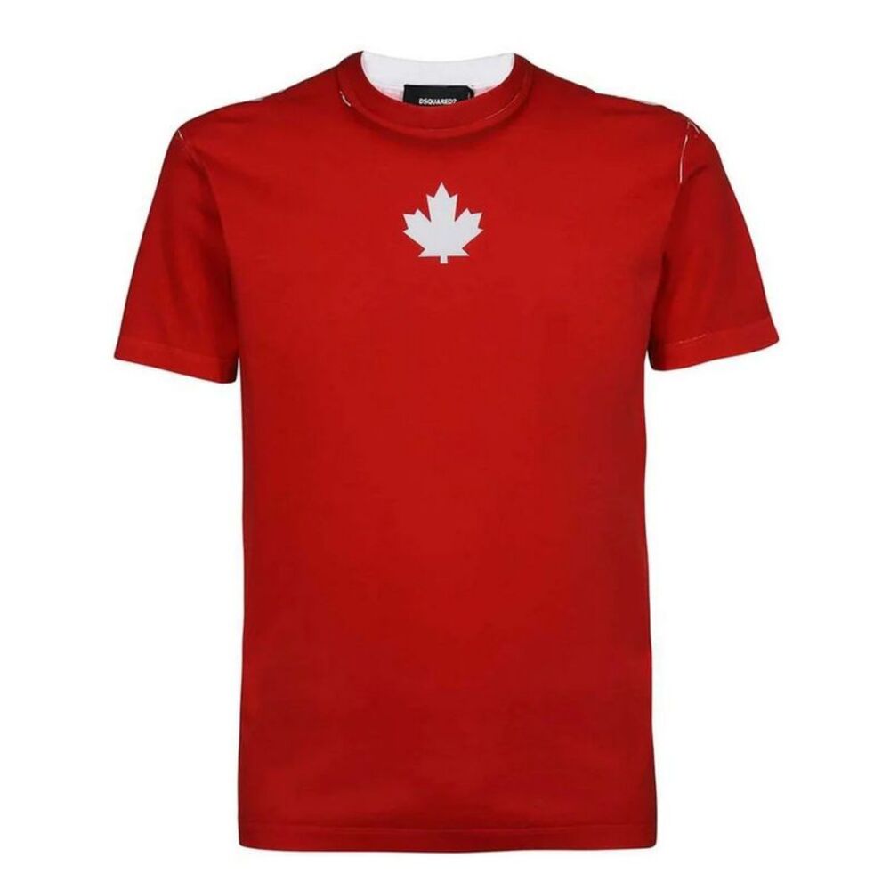 Diesel Unisex Adult Team Logo Cool Fit T-Shirt / Red